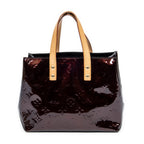 Handbag Reade PM Amarante Monogram Vernis