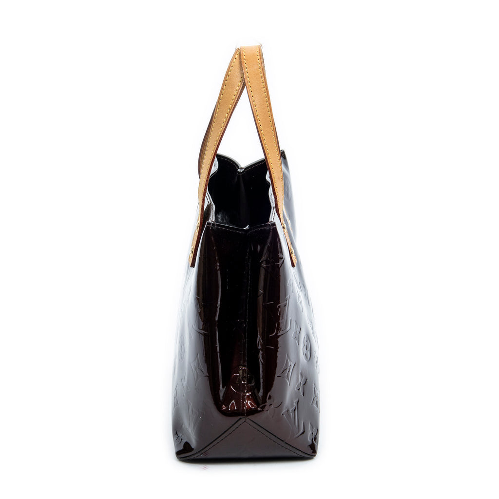 Handbag Reade PM Amarante Monogram Vernis