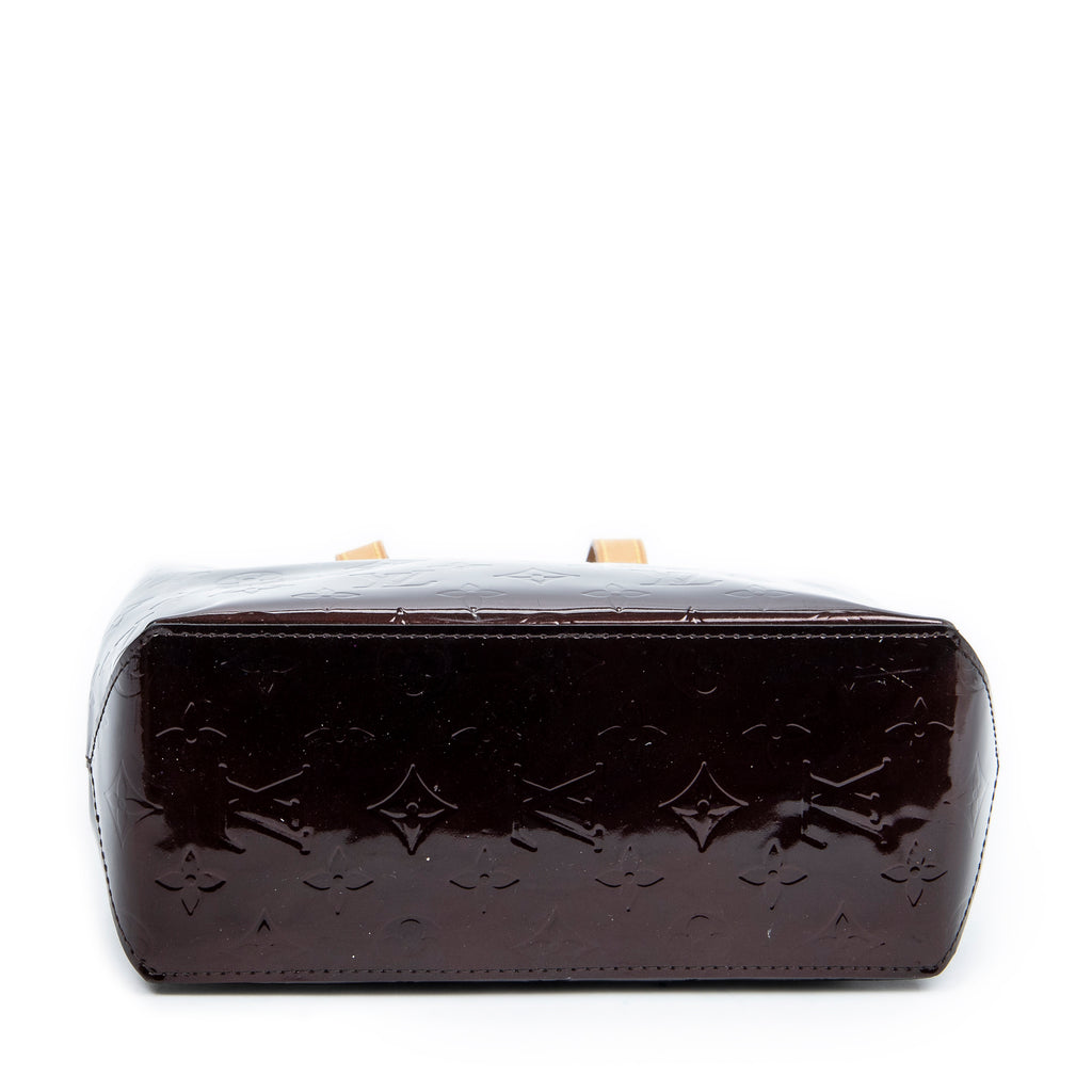Handbag Reade PM Amarante Monogram Vernis