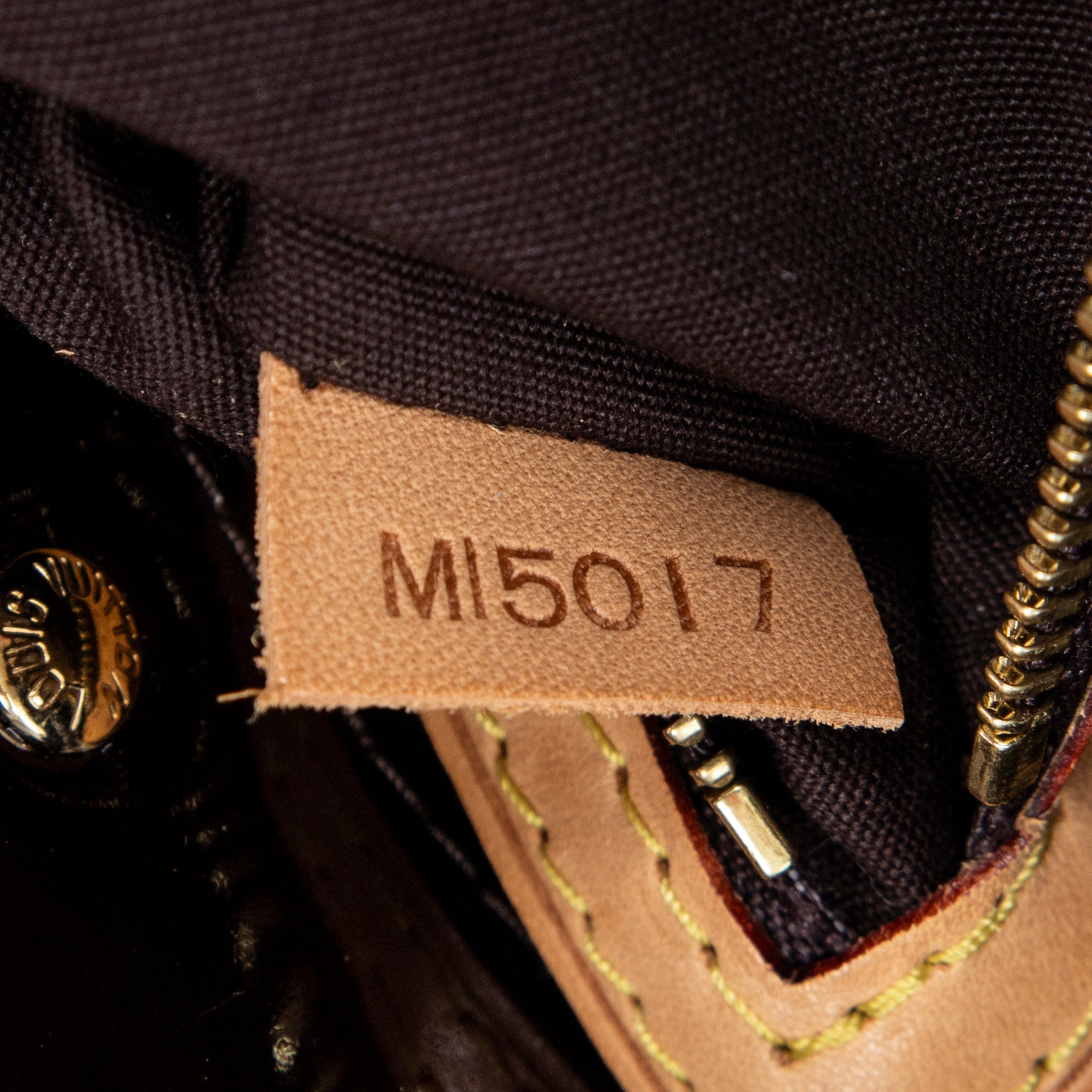 Handbag Reade PM Amarante Monogram Vernis
