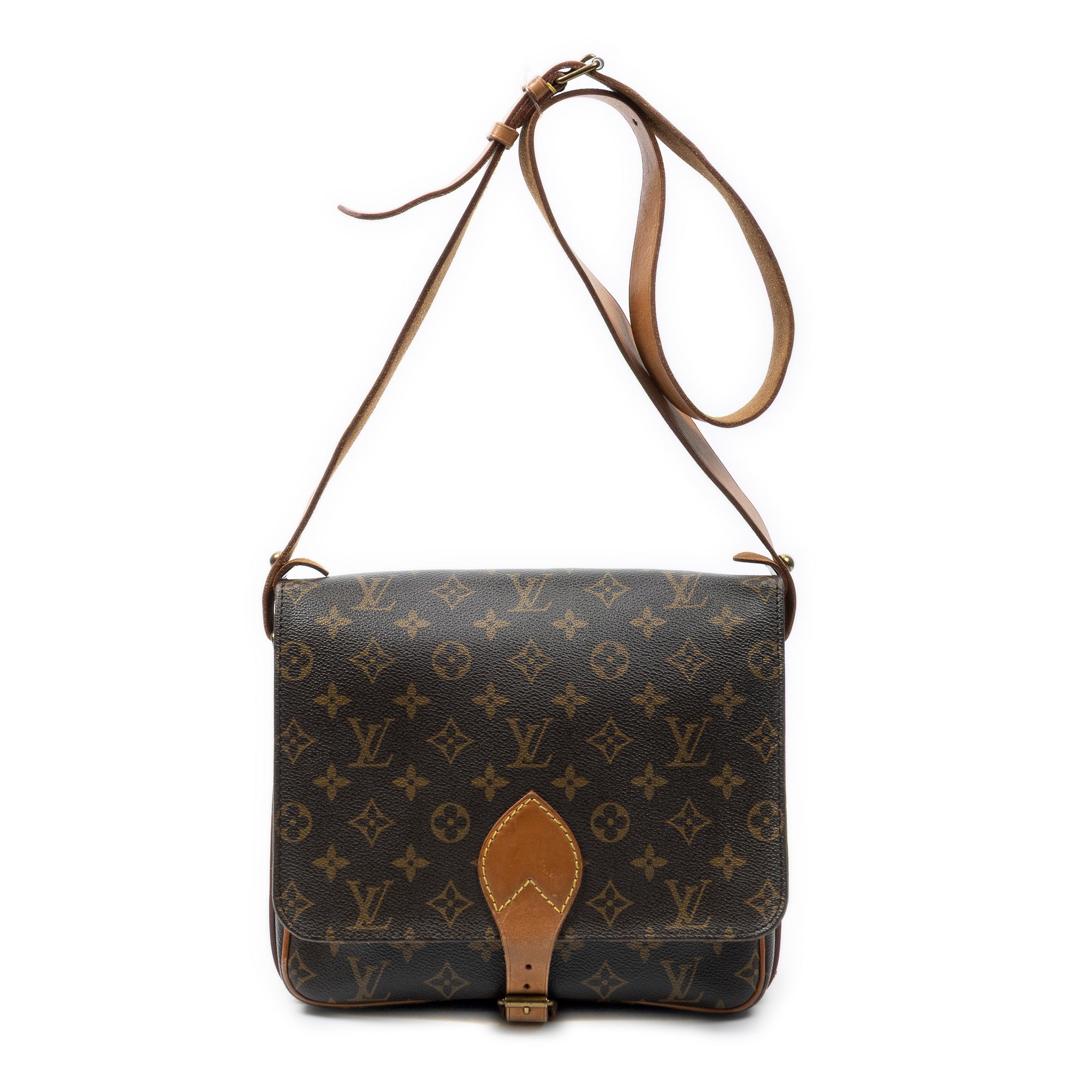 Shoulder Bag Cartouchiere GM Brown Monogram Canvas