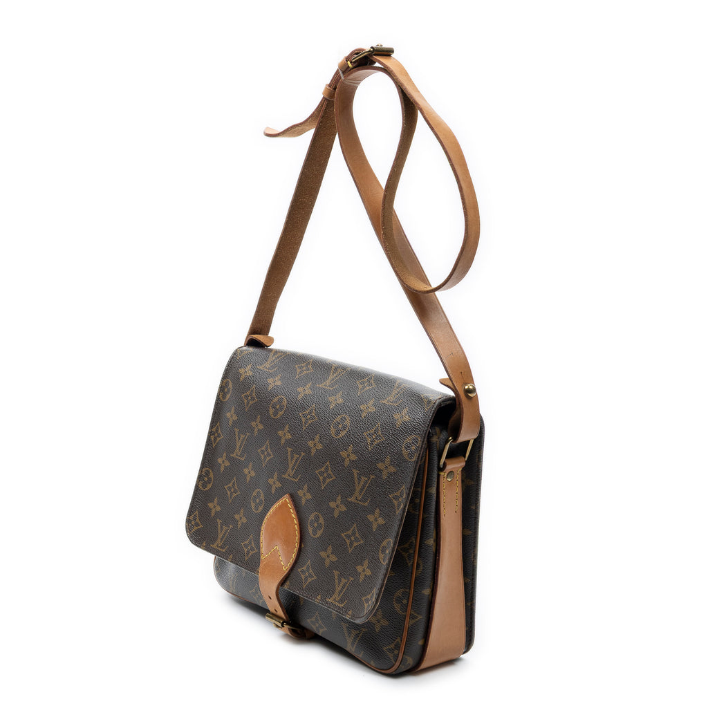 Shoulder Bag Cartouchiere GM Brown Monogram Canvas