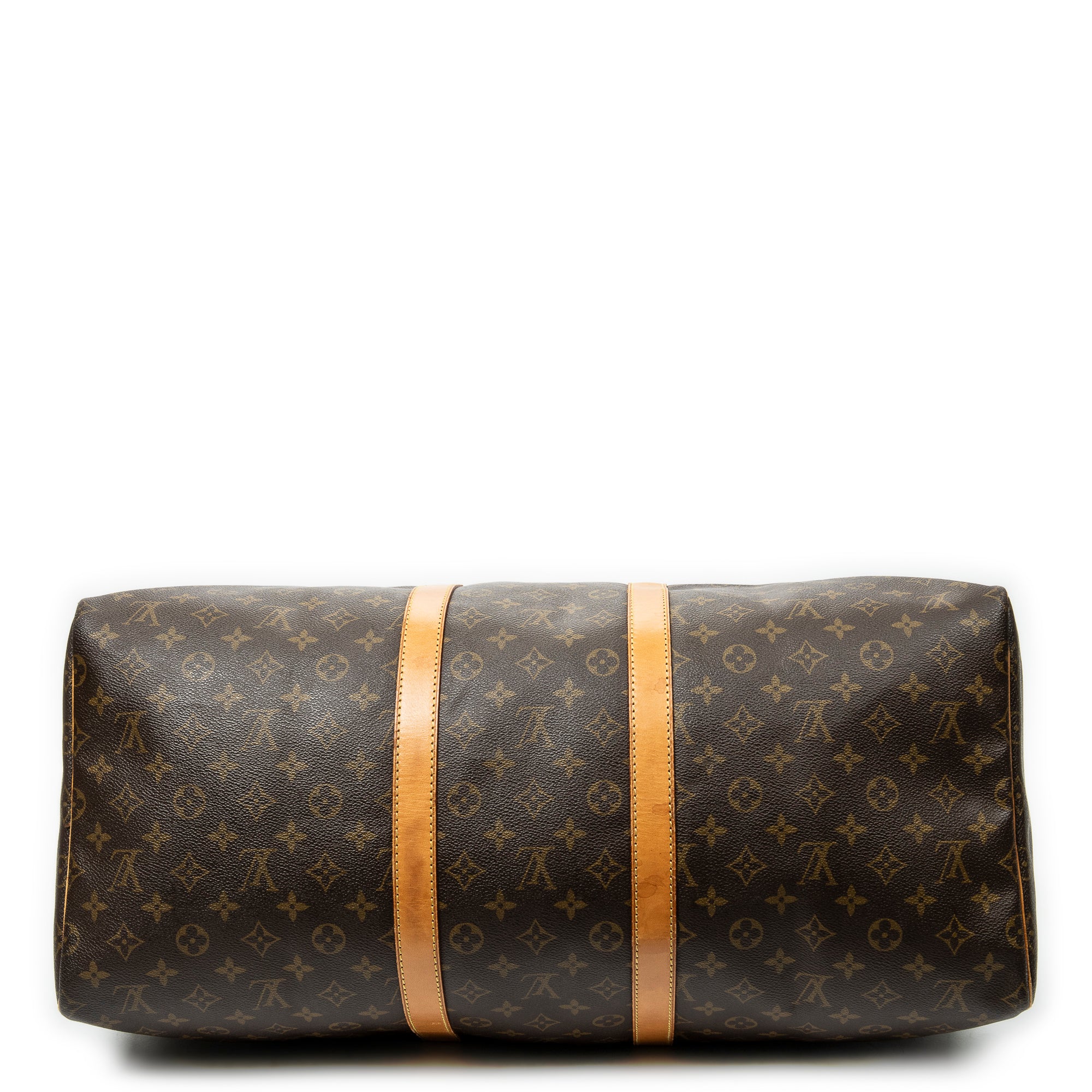 Travel Bag Keepall 55 Brown Monogram Canvas