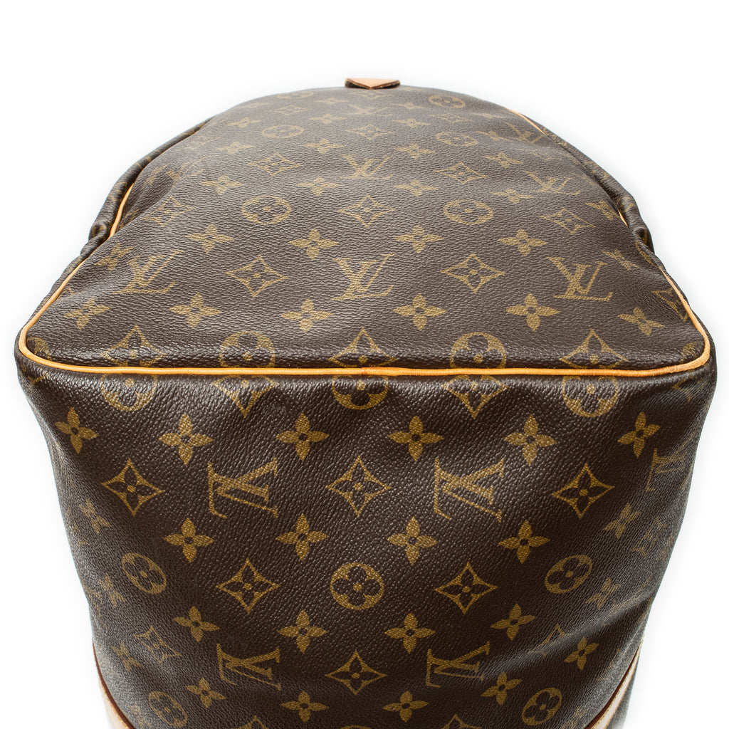 Travel Bag Keepall 55 Brown Monogram Canvas