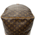 Travel Bag Keepall 55 Brown Monogram Canvas