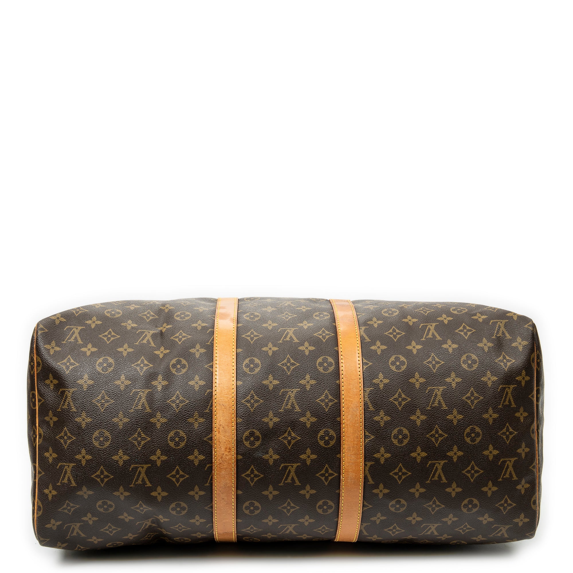 Travel Bag Keepall 55 Brown Monogram Canvas