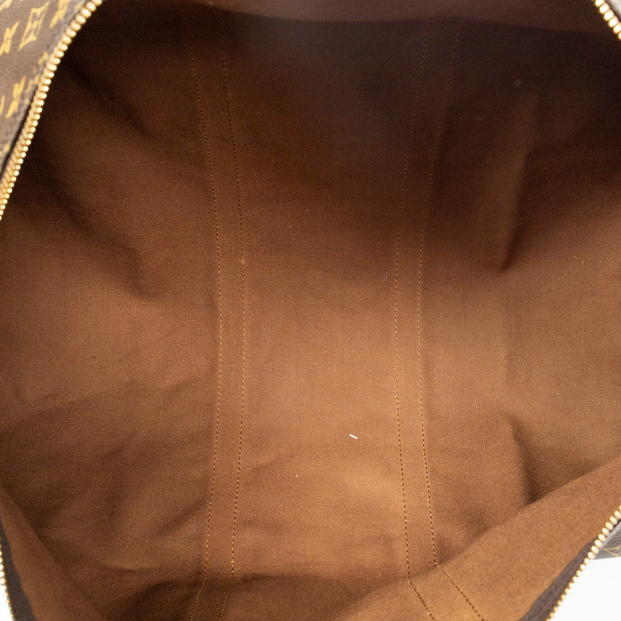 Travel Bag Keepall 55 Brown Monogram Canvas