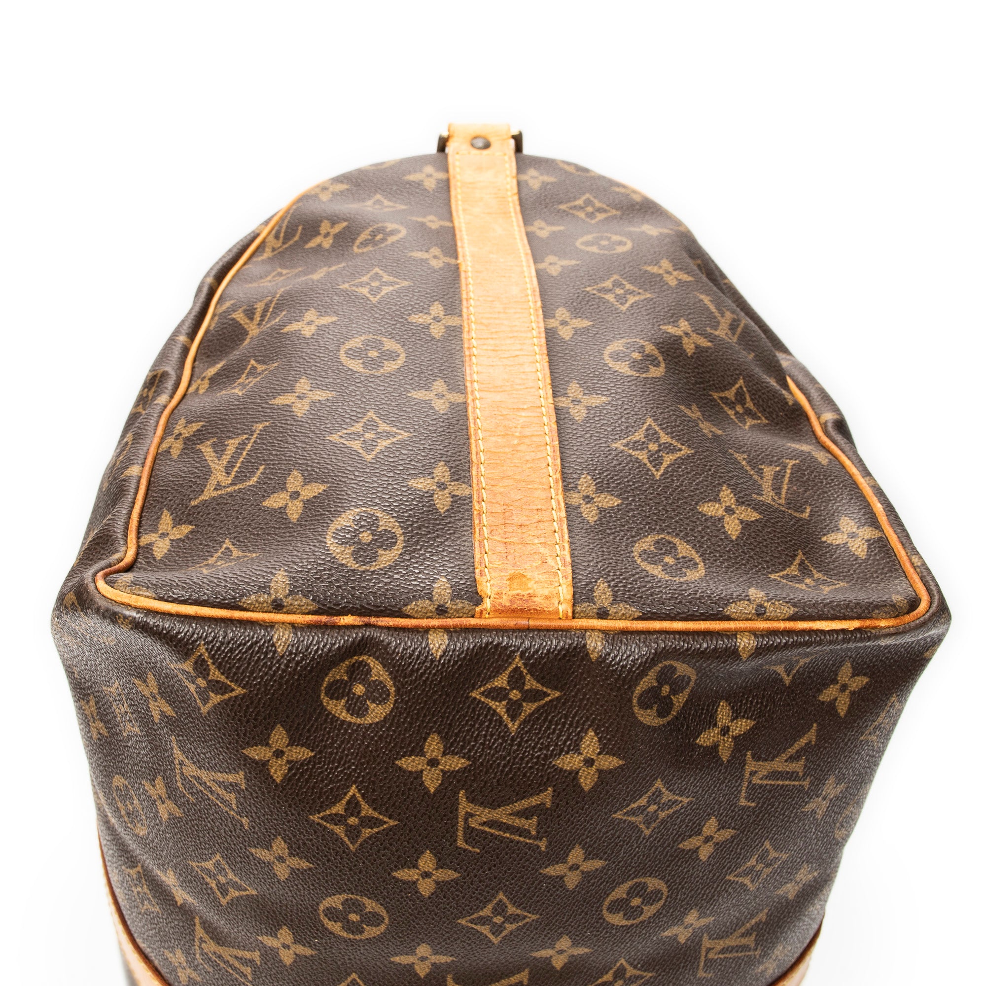 Travel Bag Keepall Bandouliere 50 Brown Monogram Canvas