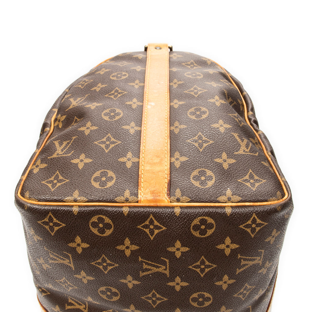 Travel Bag Keepall Bandouliere 50 Brown Monogram Canvas