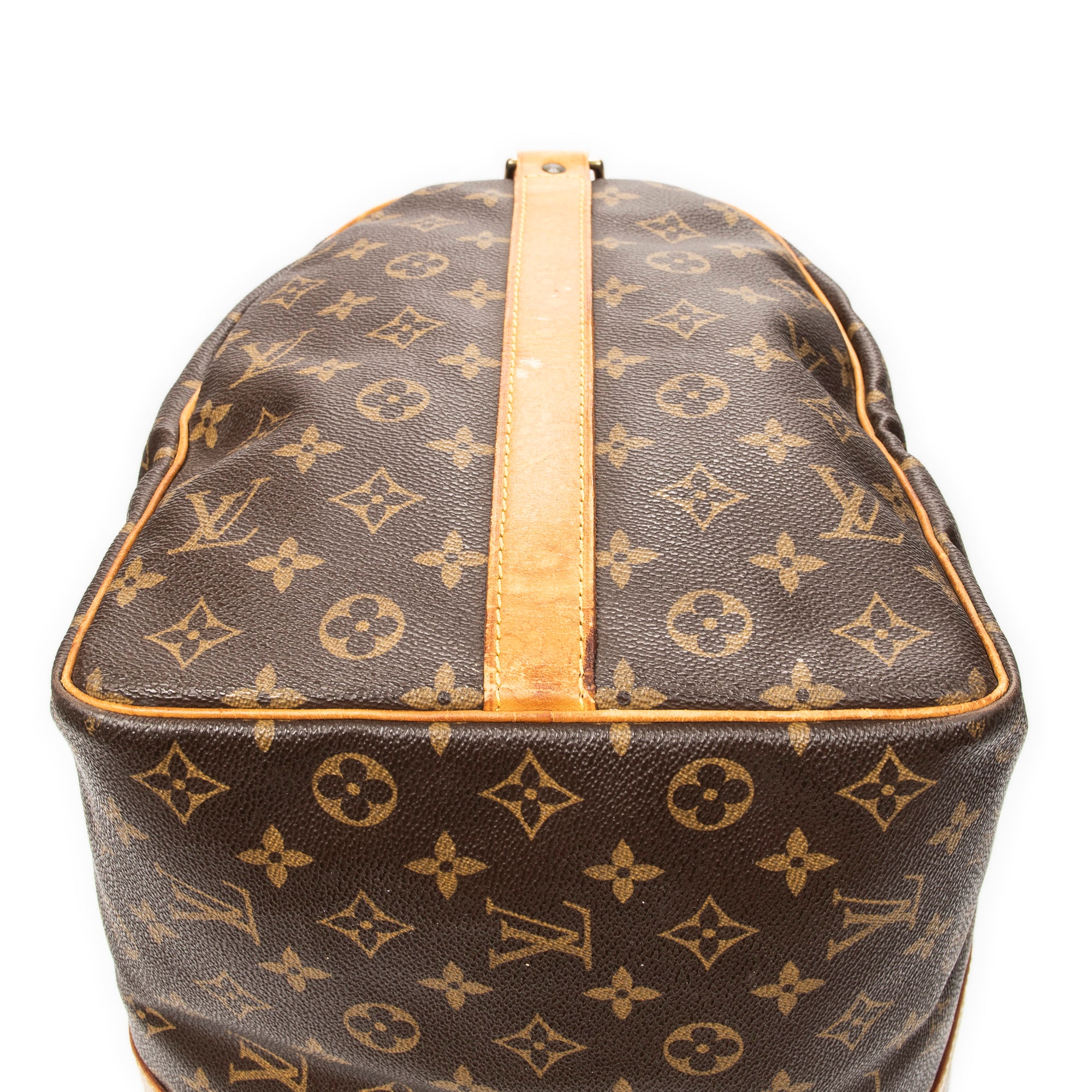 Travel Bag Keepall Bandouliere 50 Brown Monogram Canvas
