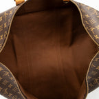 Travel Bag Keepall Bandouliere 50 Brown Monogram Canvas
