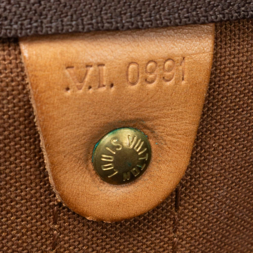 Travel Bag Keepall Bandouliere 50 Brown Monogram Canvas