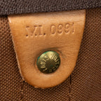 Travel Bag Keepall Bandouliere 50 Brown Monogram Canvas
