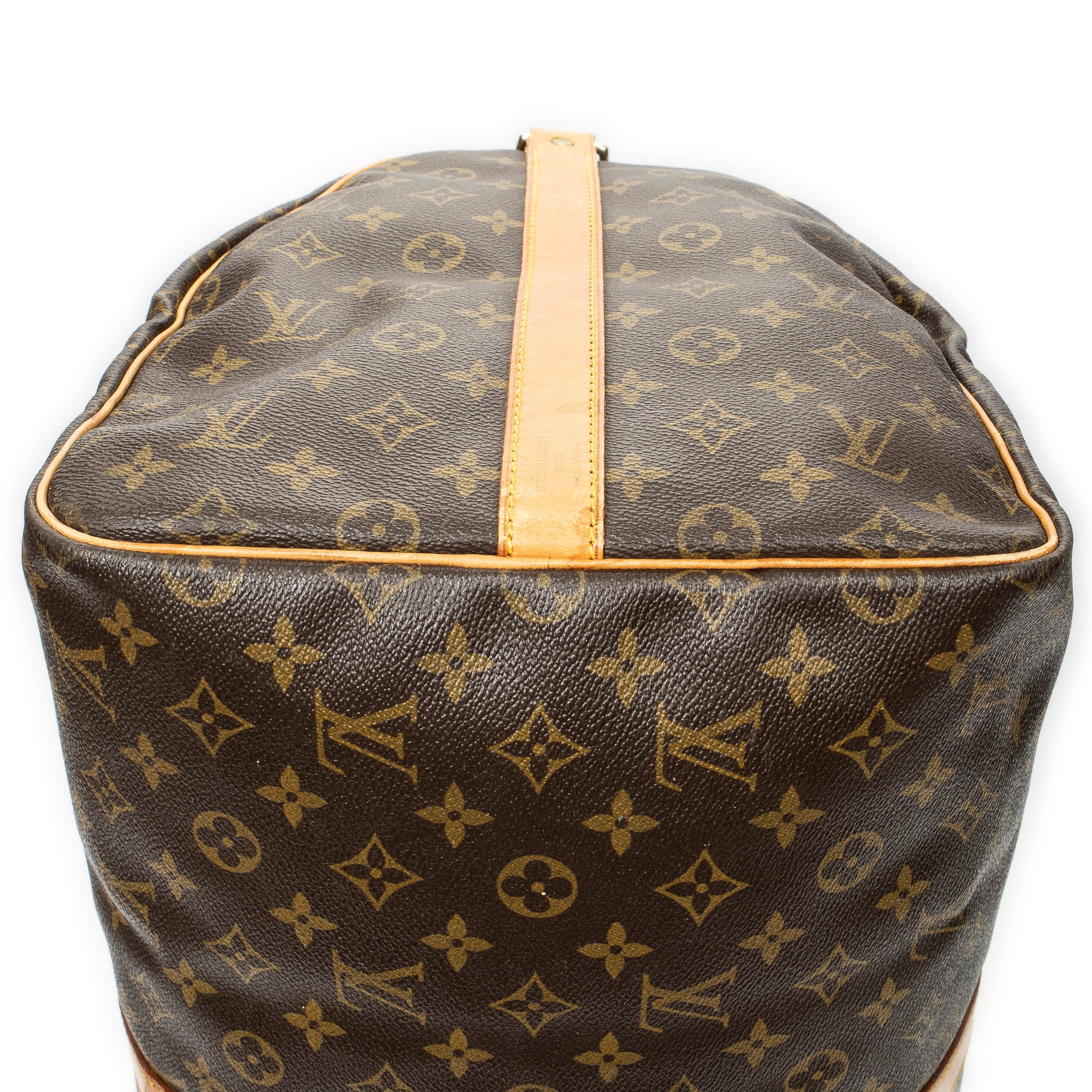 Travel Bag Keepall Bandouliere 55 Brown Monogram Canvas