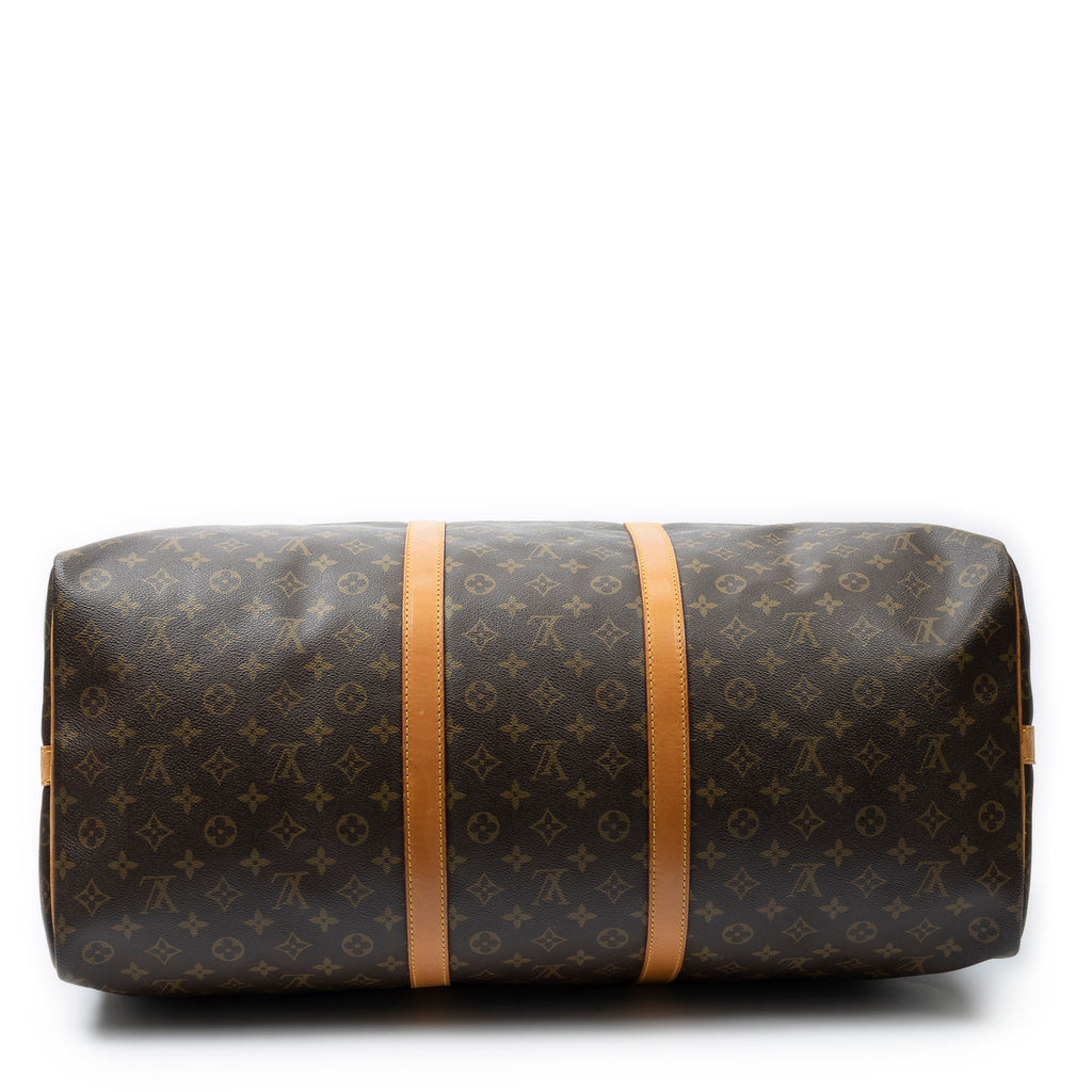 Travel Bag Keepall Bandouliere 60 Brown Monogram Canvas