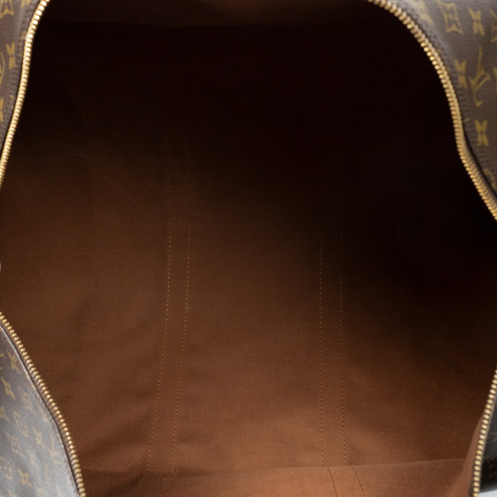 Travel Bag Keepall Bandouliere 60 Brown Monogram Canvas