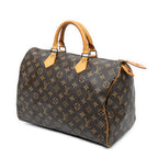 Handbag Speedy 35 Brown Monogram Canvas