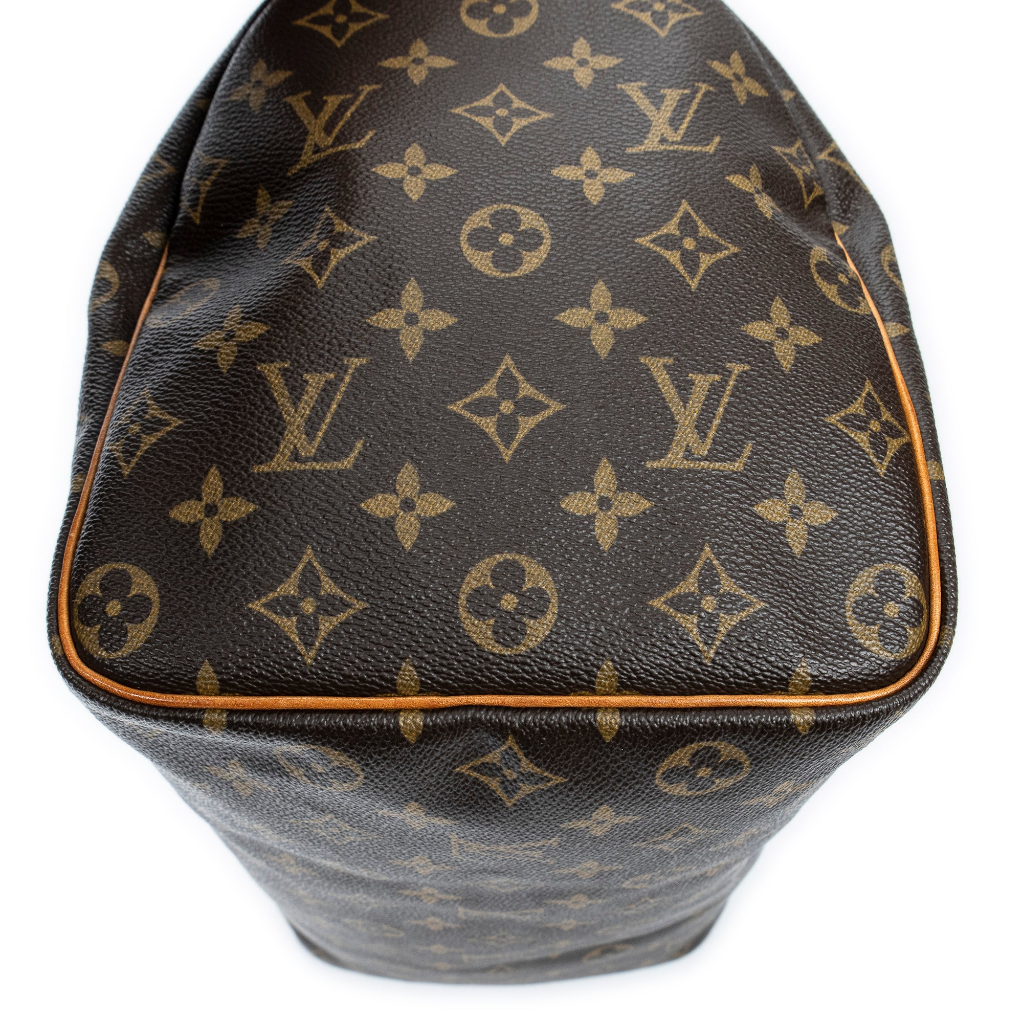 Handbag Speedy 35 Brown Monogram Canvas