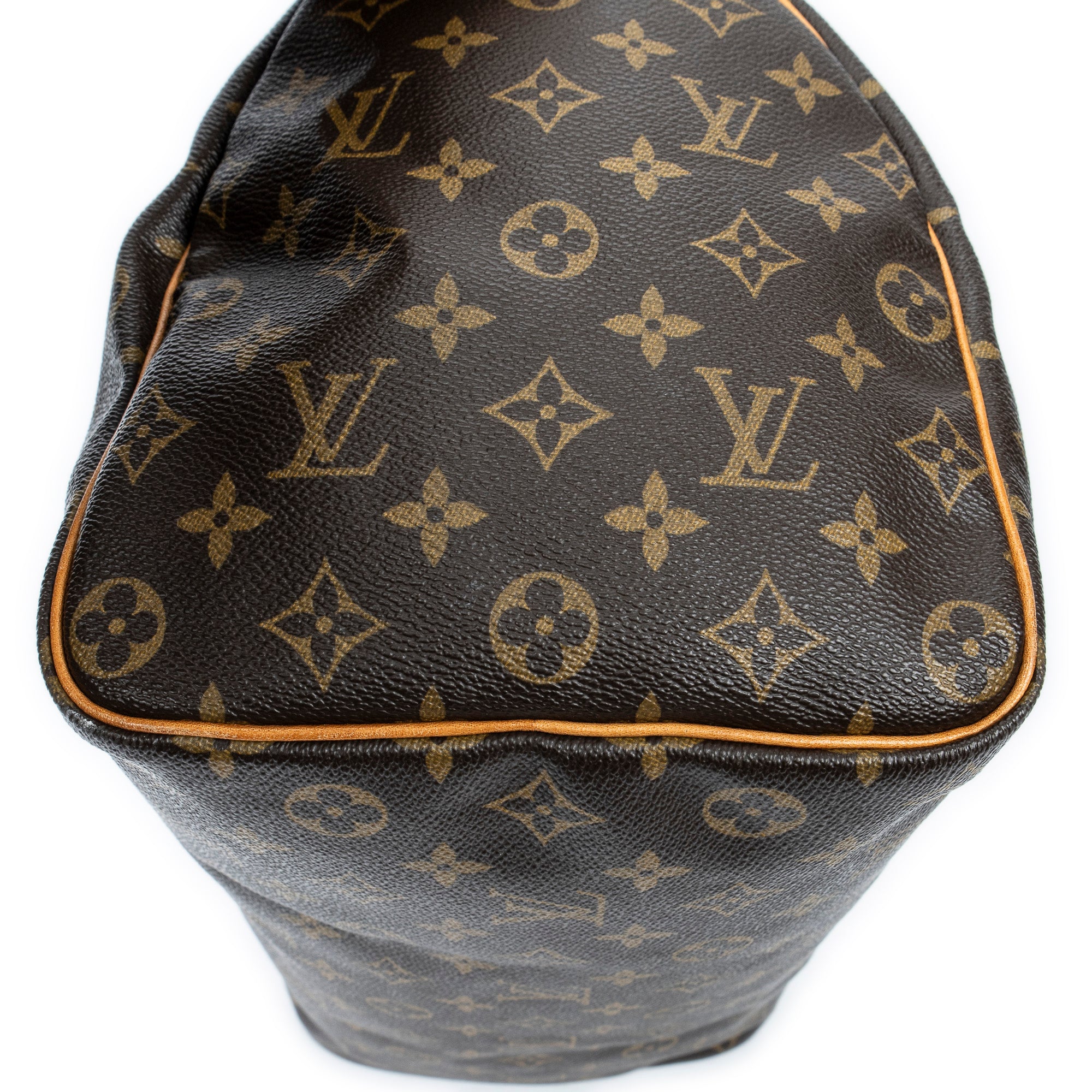Handbag Speedy 35 Brown Monogram Canvas