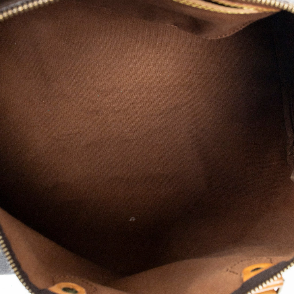Handbag Speedy 35 Brown Monogram Canvas