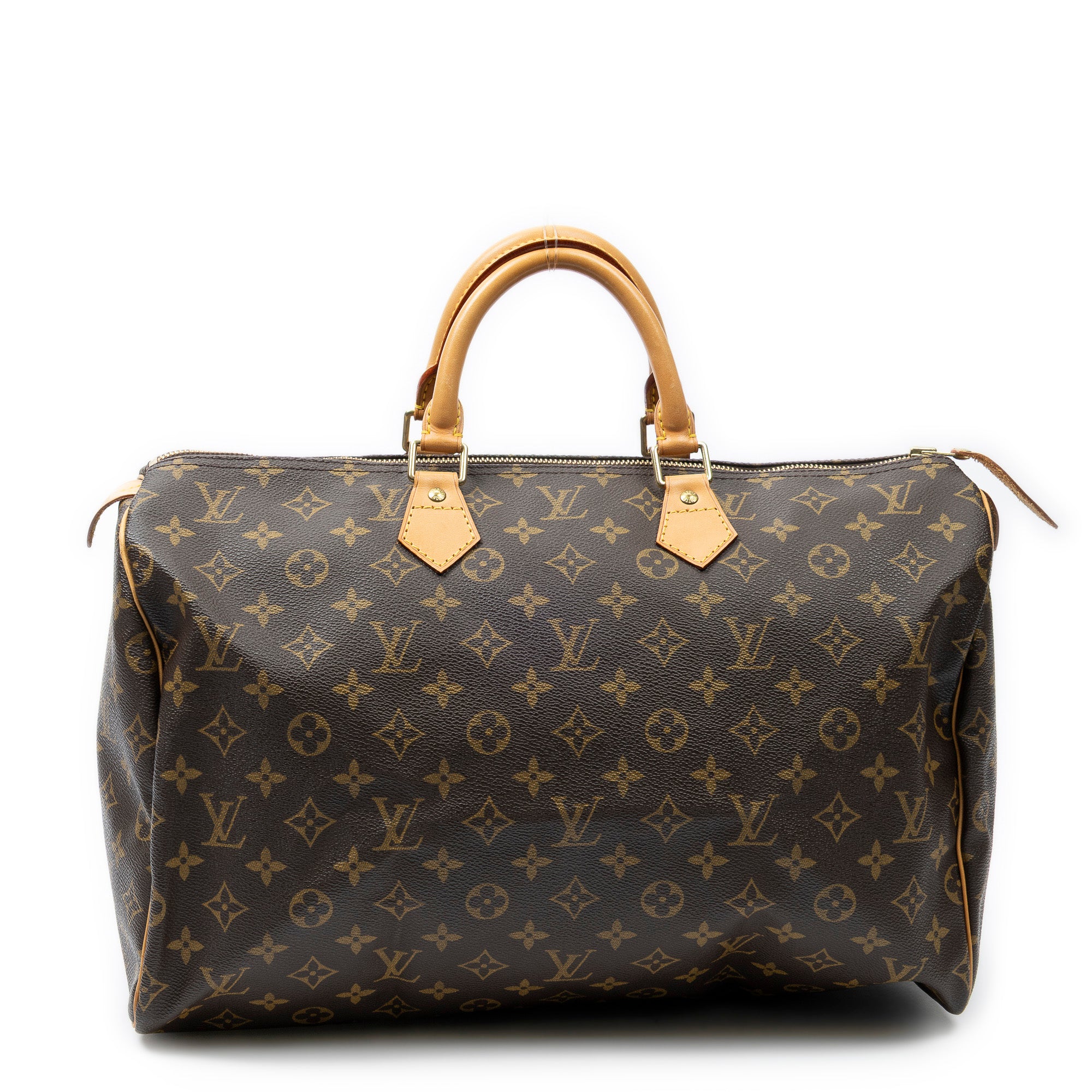 Handbag Speedy 40 Brown Monogram Canvas