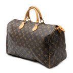 Handbag Speedy 40 Brown Monogram Canvas