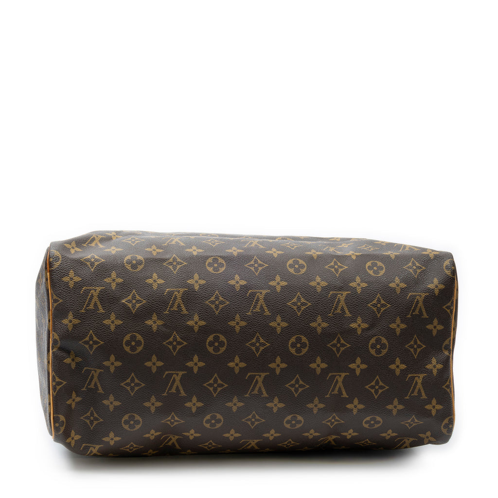 Handbag Speedy 40 Brown Monogram Canvas