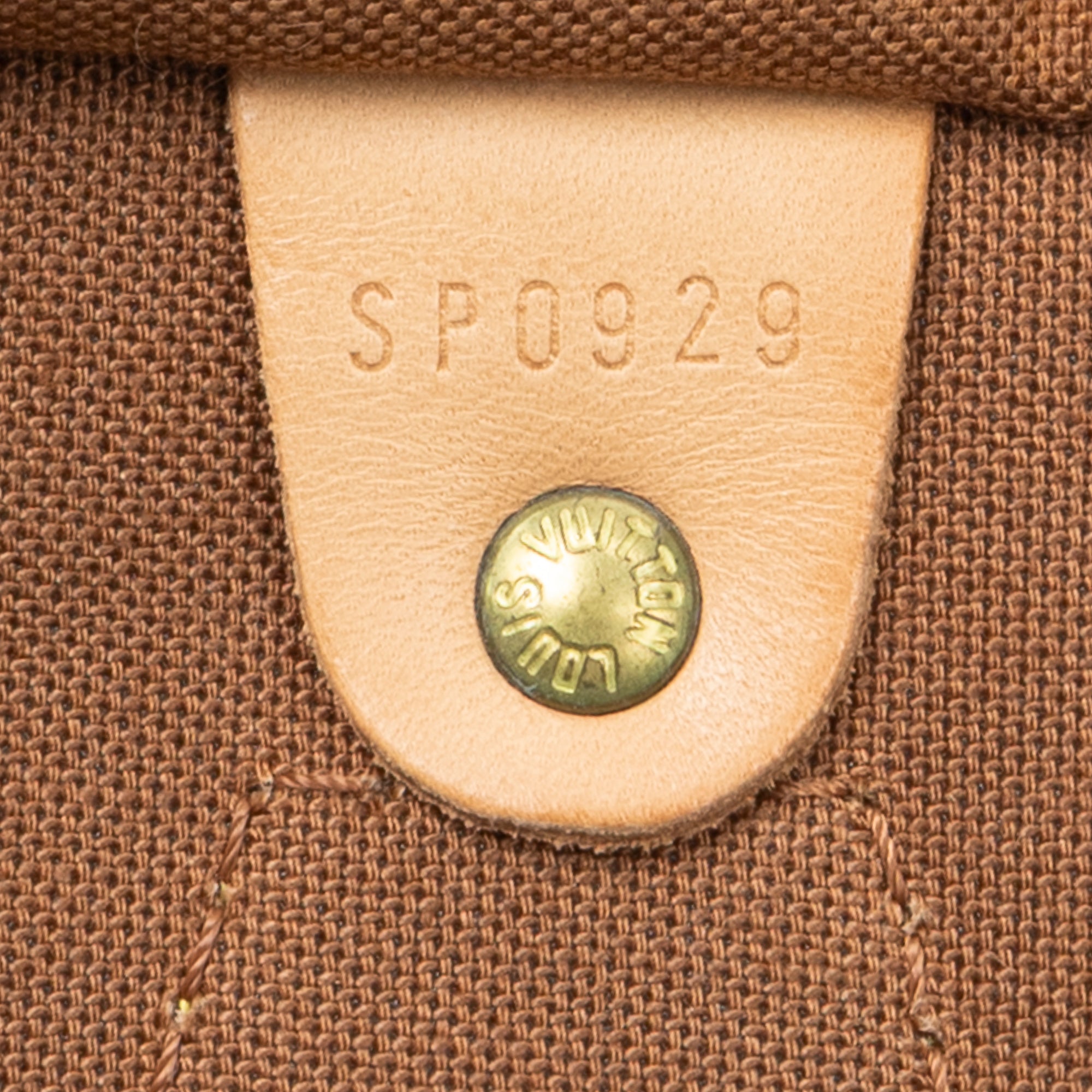 Handbag Speedy 40 Brown Monogram Canvas