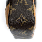Shoulder Bag Danube Brown Monogram Canvas
