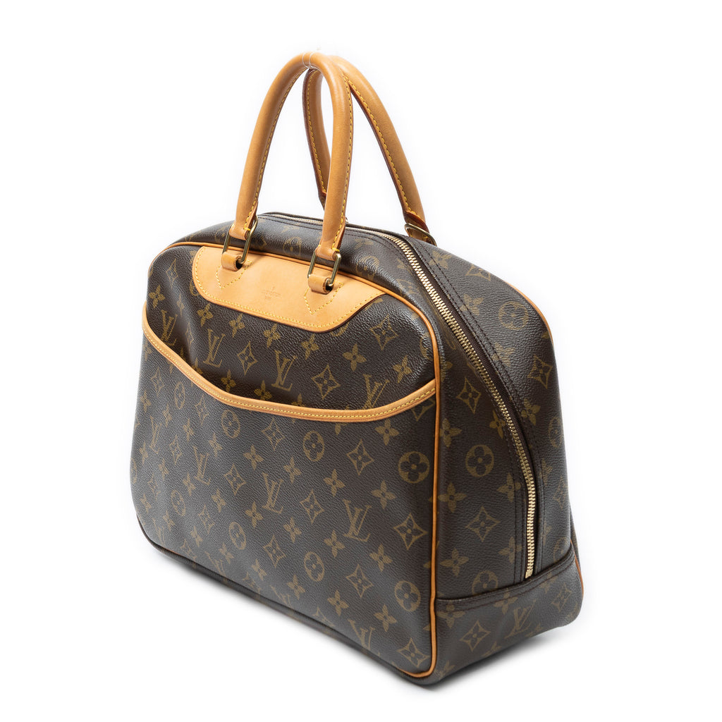 Handbag Deauville Brown Monogram Canvas