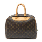 Handbag Deauville Brown Monogram Canvas