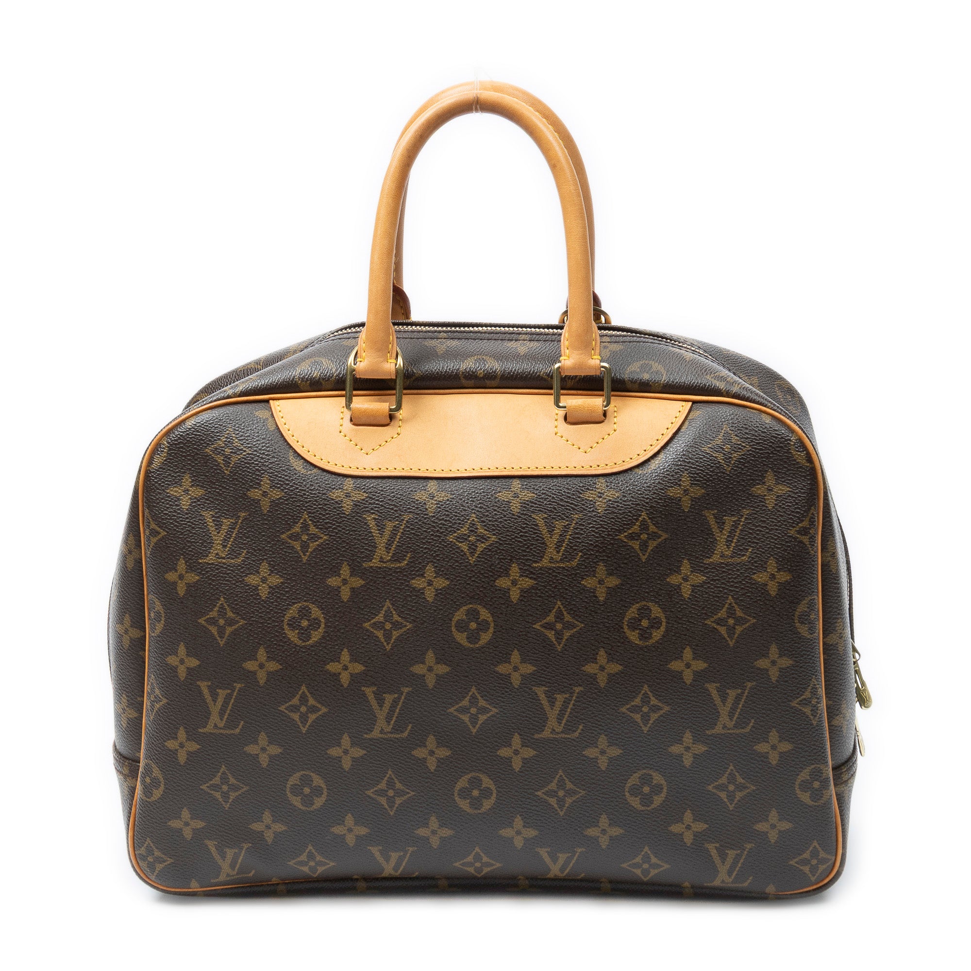 Handbag Deauville Brown Monogram Canvas