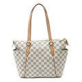 Shoulder Bag Totally PM Ivory Damier Azur