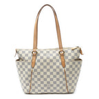 Shoulder Bag Totally PM Ivory Damier Azur
