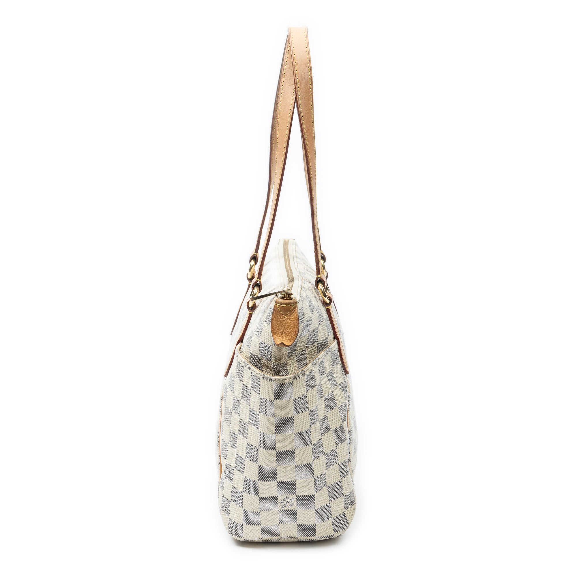 Shoulder Bag Totally PM Ivory Damier Azur