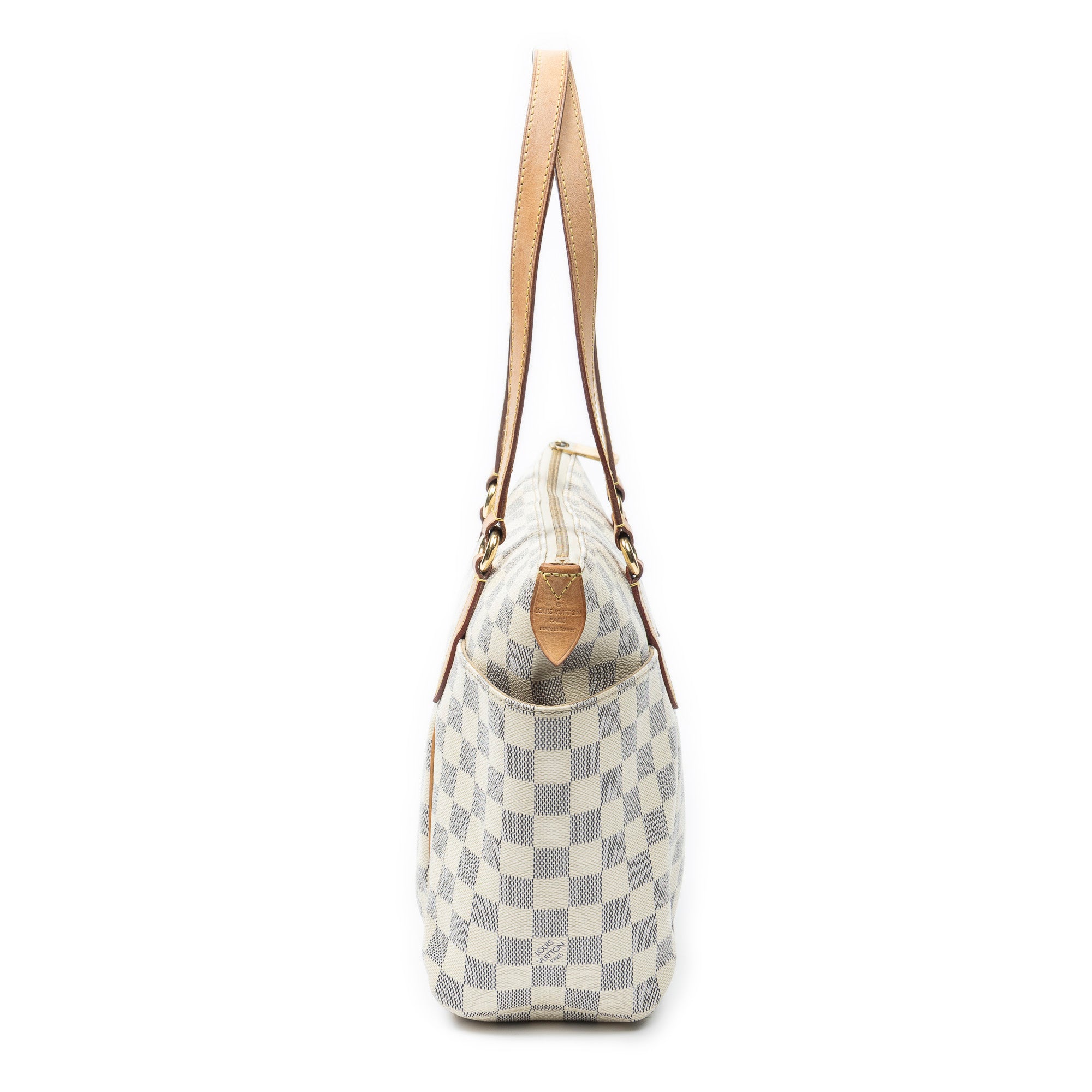 Shoulder Bag Totally PM Ivory Damier Azur