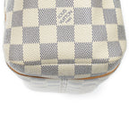 Shoulder Bag Totally PM Ivory Damier Azur