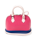 Handbag Alma Pink Epi
