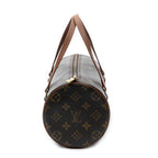 Handbag Papillon 26 Brown Monogram Canvas