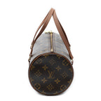 Handbag Papillon 26 Brown Monogram Canvas