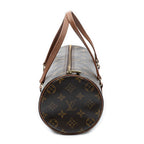 Handbag Papillon 26 Brown Monogram Canvas