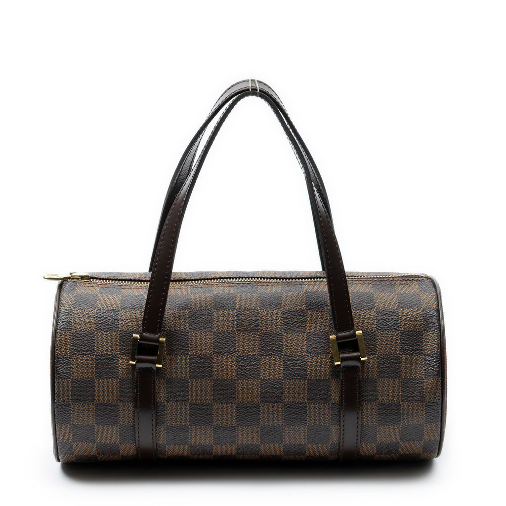 Handbag Papillon 26 Brown Damier Ebene