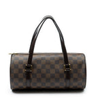 Handbag Papillon 26 Brown Damier Ebene