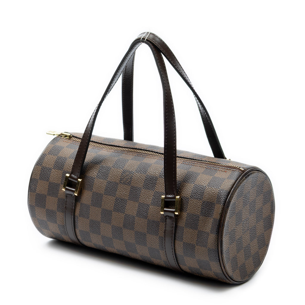 Handbag Papillon 26 Brown Damier Ebene