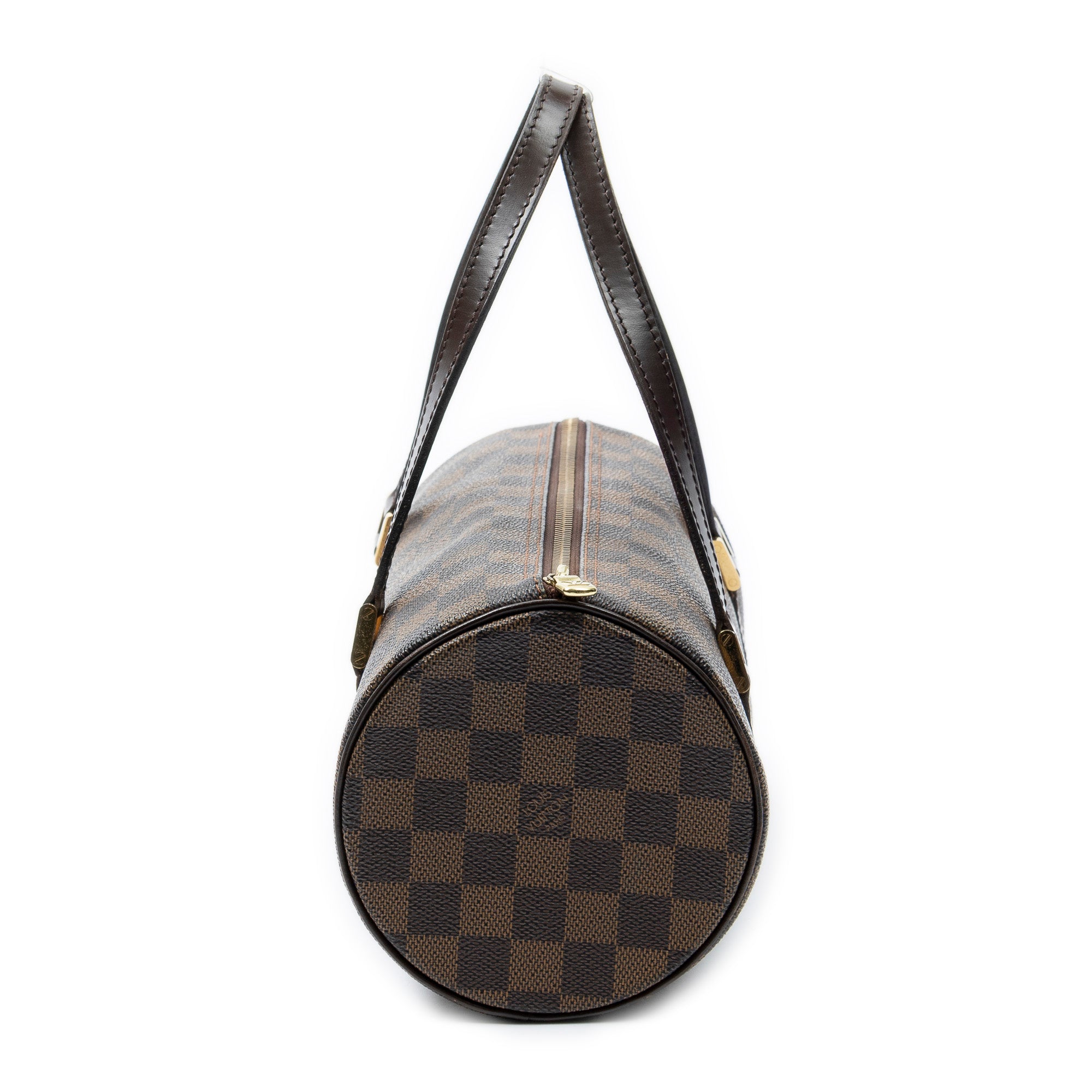 Handbag Papillon 26 Brown Damier Ebene