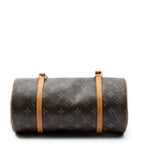 Handbag Papillon 26 Brown Monogram Canvas