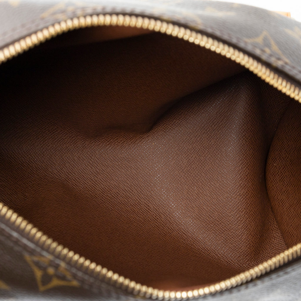 Handbag Papillon 26 Brown Monogram Canvas