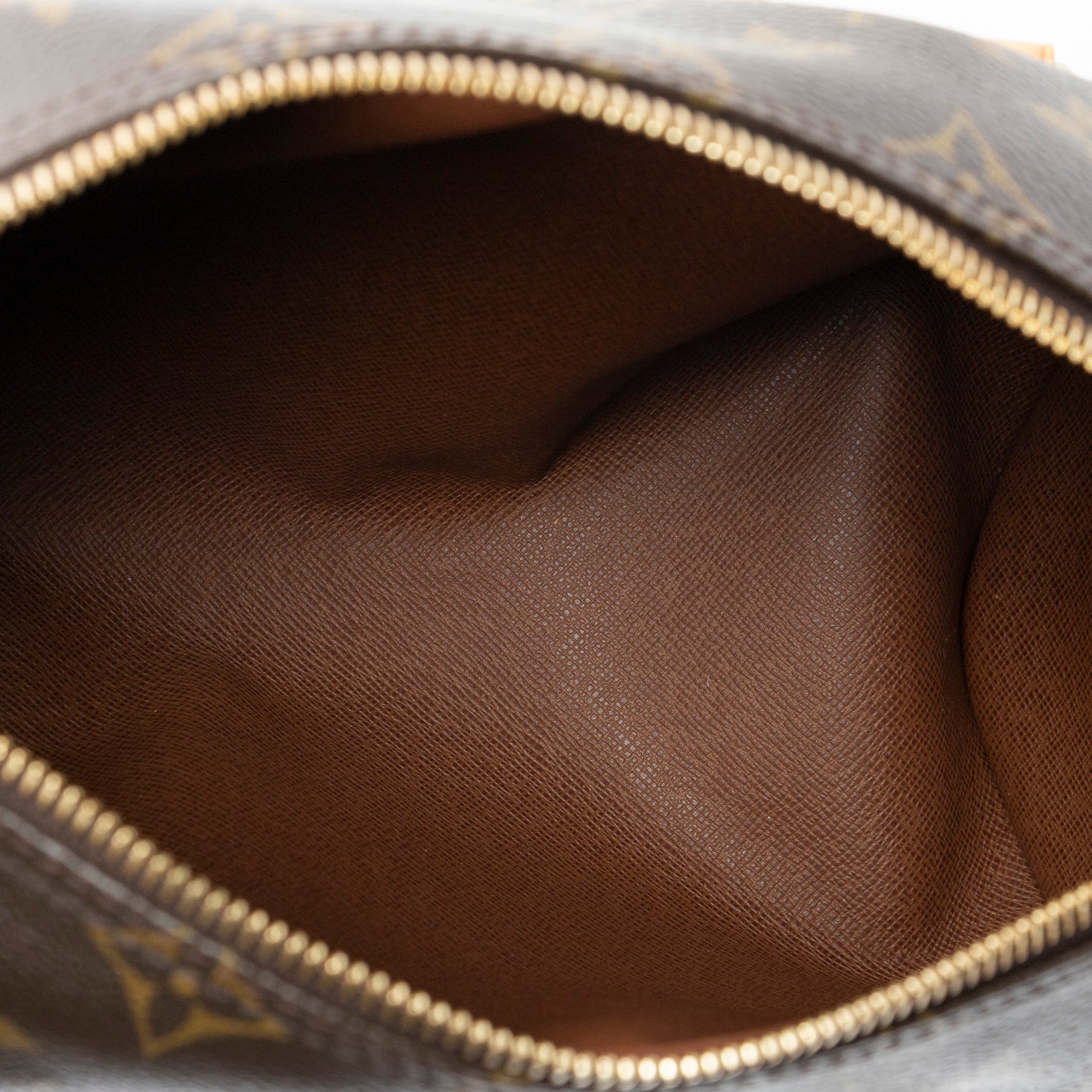 Handbag Papillon 26 Brown Monogram Canvas