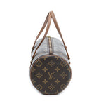 Handbag Papillon 26 Brown Monogram Canvas