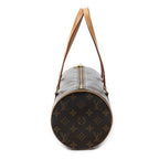 Handbag Papillon 30 Brown Monogram Canvas